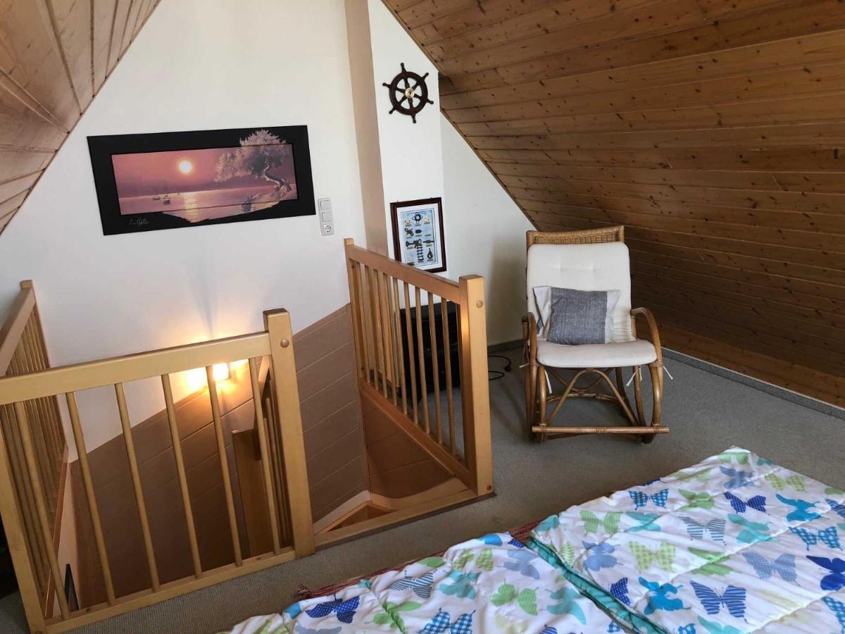 Vieregge Ferienhaus Boddenblick Und Kranich מראה חיצוני תמונה